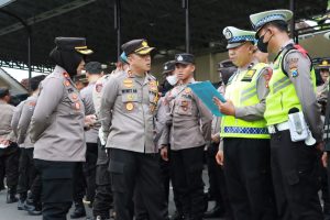 Apel Jam Pimpinan, Kapolresta Mojokerto Ucapkan Selamat Hari Raya Idul Fitri