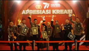 Polda Jatim Menangkan 9 Lomba Konten Kreative dan 1 Lomba Wow Presisi Competition Hari Bhayangkara ke 77