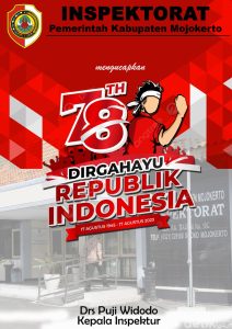 Inspektorat Kabupaten Mojokerto Mengucapkan HUT-RI Ke-78