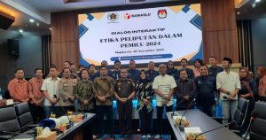 Dukung Pelaksanaan Pemilu 2024, PWI Mojokerto Raya Gelar Dialog Interaktif Bertema ” Etika Peliputan Dalam Pemilu 2024″