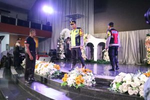 Pastikan Keamanan Gereja Jelang Natal, Polresta Mojokerto Lakukan Patroli Skala Besar