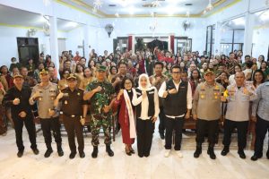 Kapolresta Mojokerto Berkeliling Gereja Bersama Forkopimda, Pospam dan Posyan Pastikan Keamanan
