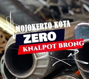 Dilarang !!! Wujudkan Kota Mojokerto Zero Knalpot Brong