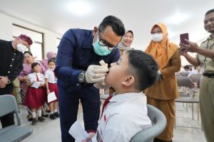 Capaian Sub PIN Polio Kota Mojokerto Tertinggi Se-Jatim, Mas Pj Ali Kuncoro : Wujud Kerja Keras Seluruh Tim Kesehatan Dan Dukungan Masyarakat