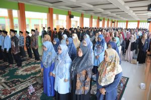 Ratusan Mahasiswa STAI Nurul Islam Mojokerto Deklarasi Pemilu Damai