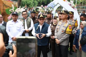 Kunjungan Forkopimda Jatim Pantau Pemilu 2024 di Wilkum Polres Mojokerto Kota
