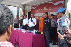 Polres Pasuruan Kota Amankan Tersangka Percobaan Pencurian Dengan Kekerasan di Minimarket