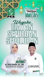 Ketua DPC PKB Kab.Mojokerto Bersama Caleg Terpilih 2024-2029 Mengucapkan Hari Raya Idhul Fitri 1445 H