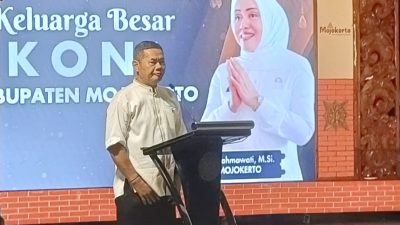 KONI Kabupaten Mojokerto Gelar Halal BI Halal Bersama Pengurus Cabor, Pelatih dan Atlit di Hadiri Bupati Mojokerto
