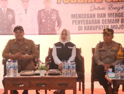 Cegah Endemi Demam Berdarah, Bupati Ikfina Gelar Fogging Bersama Forkopimda Kabupaten Mojokerto