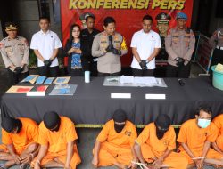 Polres Tulungagung Amankan 10 tersangka Kasus Judi Salah Seorang Diantaranya Selebgram