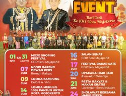 Peringati HUT Kota Mojokerto ke106 Tahun, Berikut Rangkaian Acaranya