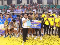 Putra BOMA Bojonegoro Jadi Juara di Kejurprov Bola Voli U-17