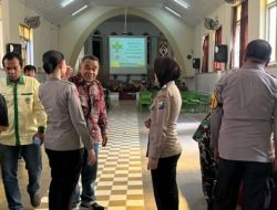Polwan Polres Mojokerto Kota Gelar pengamanan ibadah gereja