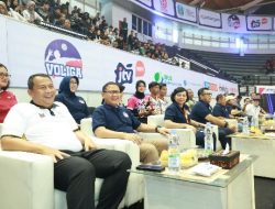 Ketua PBVSI Jatim Apresiasi Turnamen Voli Tingkat Pelajar SMA/SMK se-Jatim di DBL Arena