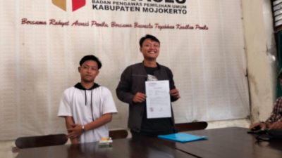 Disinyalir Pengurus Partai, Salah Satu Komisioner KPU Kabupaten Mojokerto Dilaporkan ke Bawaslu