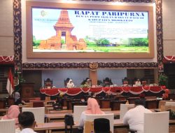 DPRD Kab Mojokerto Gelar Paripurna,Nota Penjelasan Bupati Atas Rancangan Perubahan Atas KUA dan PPAS APBD tahun 2024