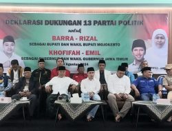 Jelang Pendaftaran Cabup-Cawabup, 13 Parpol Mantap Deklarasi Dukung Pasangan MUBAROK