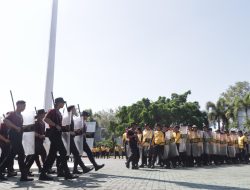 Gelar Simulasi Pengamanan, Polres Magetan Siap Kawal Pilkada Serentak 2024