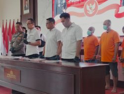 Polres Mojokerto Kota Berhasil Ungkap Judi Online, Berhasil Amankan 5 Tersangka