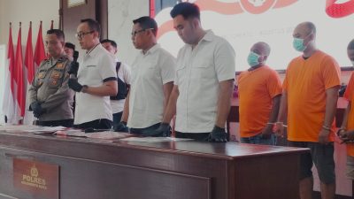 Polres Mojokerto Kota Berhasil Ungkap Judi Online, Berhasil Amankan 5 Tersangka