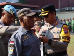 Sinergi Amankan Pilkada Serentak, Polres Mojokerto Kota Laksanakan Apel Gelar Pasukan Ops Mantap Praja