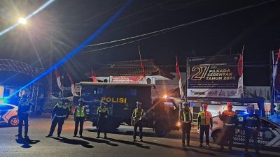 Polres Situbondo Tingkatkan Patroli dan Penjagaan di Kantor KPU