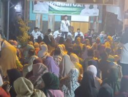 Sapa Warga Mojosari, Cabup Mojokerto Gus Barra Gaungkan Motto “MUBAROK, Menang Mutlak