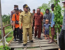 Jembatan TalunBrak Dibangun 2025, Monitoring Pjs Bupati Akhmad Jazuli Dielu-elukan Warga Dusun Talunbrak