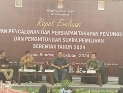 Jelang Pelaksanaan Pilkada Serentak 2024, KPU Gelar Rapat Evaluasi Dengan Jajaran Stakeholder