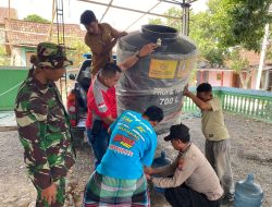 Sinergitas 3 Pilar, Polres Bondowoso Bantu Air Bersih Untuk Warga Desa Keprak