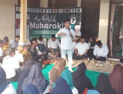 Kampanye di Gedeg, Pasangan MUBAROK Janji Mojokerto Bebas Rumah Tidak Layak Huni dan Beri Kesejahteraan Kader Posyandu dan Guru TPQ