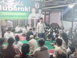 Kampanye di Wilayah Gedeg, Paslon MUBAROK Bakal Sulap Utara Sungai Akan Dijadikan Pusat Industri