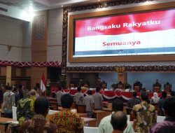 DPRD Kabupaten Mojokerto Gelar Paripurna Agenda Jawaban Bupati Atas Pandangan Fraksi Terkait Raperda APBD T.A 2025