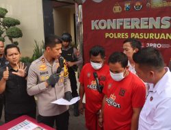 Polres Pasuruan Kota Berhasil Amankan 2 Tersangka Judi Online