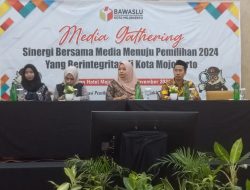 Menuju Pilkada 2024 Berintegritas di Kota Mojokerto, Bawaslu Gelar Media Gathering Dengan Puluhan Awak Media