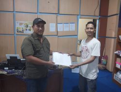 Aminudin Ilham Reporter JTV Ambil Formulir Pendaftaran Bacalon Ketua PWI Mojokerto Raya 2024-2027