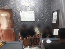 Gagalkan Aksi Tawuran, Sat Samapta Polres Mojokerto Kota Amankan 5 Remaja