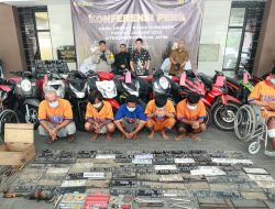 Polda Jatim Berhasil Ungkap Jaringan Curanmor Lintas Kota, Amankan 134 Ranmor