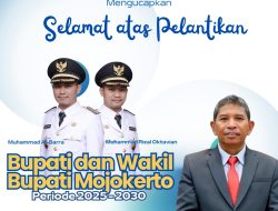 RSUD dr Soekandar Mojosari Mengucapkan Selamat atas Dilantiknya Dr Muhammad Al Barra Lc M.Hum dan dr Muhammad Rizal Octavian Sebagai Bupati dan Wakil Bupati Mojokerto Periode 2025-2030