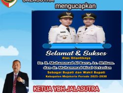 YBH Jalasutra Mengucapkan Selamat Atas Dilantiknya Dr Muhammad Al Barra Lc M.Hum dan dr Muhamad Rizal Octavian Sebagai Bupati dan Wakil Bupati Mojokerto Periode 2025-2030