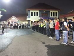 Antisipasi Balap Liar di Bulan Ramadhan, Polres Mojokerto Kota Siagakan Puluhan Personel