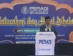 DPC PERADI Mojokerto Gelar Silaturahmi dan Halalbihalal, Dihadiri Bupati Mojokerto Muhammad Al Barra