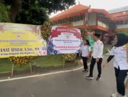 Ratusan Karangan Bunga Warnai Pelantikan Pengurus KONI Kabupaten Mojokerto Periode 2025-2029