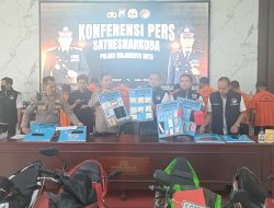 Polres Mojokerto Kota Ungkap 7 Kasus Narkotika, Amankan 8 Tersangka dan Barang Bukti Senilai Ratusan Juta Rupiah