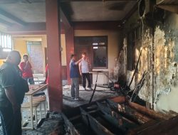 Kebakaran di Kantor Dinas PUPRPeRa Kota Mojokerto, Diduga Akibat Konsleting AC