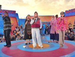 Puncak Perayaan HUT ke-107 Kota Mojokerto Dimeriahkan Dahsyat Spektakuler dan Lomba Rujak Uleg