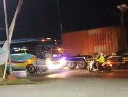 Tegur Bus Melawan Arus di Bypass, Satlantas Polres Mojokerto Kota Imbau Pengemudi Tertib Lalu Lintas