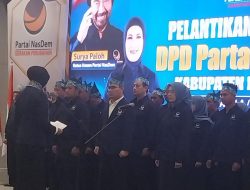 Muhammad Habiburrochman Anggota DPR RI Dilantik Jadi Ketua DPD NasDem Kabupaten Mojokerto Periode 2025–2030