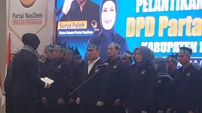 Muhammad Habiburrochman Anggota DPR RI Dilantik Jadi Ketua DPD NasDem Kabupaten Mojokerto Periode 2025–2030